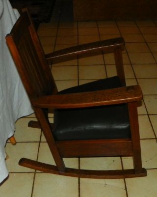Quartersawn Oak Mission Rocker / Rocking Chair by Limberts (R197) 5