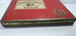 Old NZ OGDEN ' s GUINEA GOLD 50 Cigarette tin Only $4 POSTAGE Imperial Tobacco 2