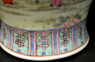 A Large Chinese Porcelain Famille Rose Gu Vase,  19th Century 6