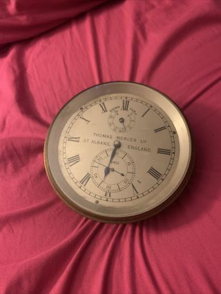 Thomas Mercer Limited Saint Albans England Marine Chronometer