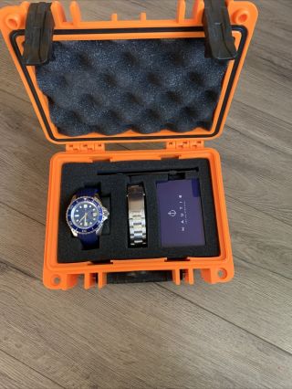 Nautis Commander 2000 Automatic Limited Edition Men ' s Watch 40/200 Blue 2