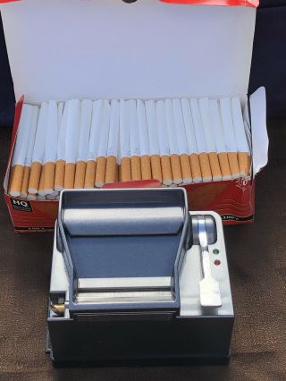 Bundle - Powermatic 2,  Injector Cigarette Rolling Machine W/ 2 Boxes Ryo Filters