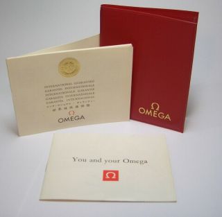 Omega Speedmaster 321 Watch You And Your Omega,  Guarantee And Red Walet