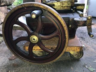 Antique American Slicing Machine Company Red Meat Slicer