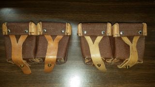Mosin Nagant Ammo Double Pouch For Russian Army - Vintage Military