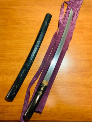Antique Japanese Edo Wakizashi Katana Sword Signed Blade Bishu Osafune Sukesada