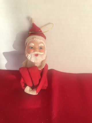 Vintage Christmas Knee Hugger Santa Elf Japan