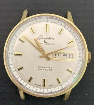 Vintage Tradition 25 Jewels Gold Filled Automatic Men 
