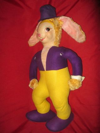 Vintage Rushton Star Creations Large Bunny Rabbit Male Derby Hat