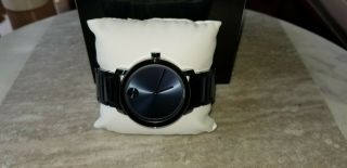 Movado Bold Evolution 3600510 Blue Dial/blue Band Ion - Plated 40mm Retail $695