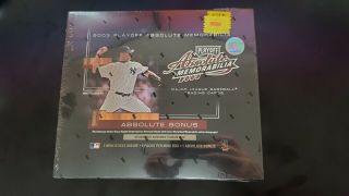 2003 Playoff Absolute Memorabilia Factory Hobby Box Baseball Cards