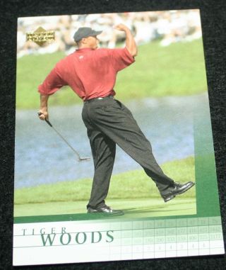 2001 Upper Deck Golf Promo Tiger Woods Rookie
