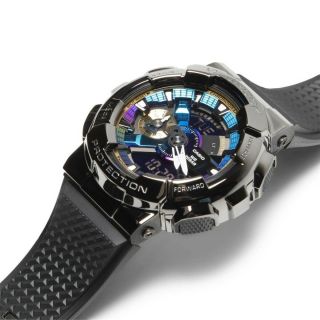 Casio G - Shock Gm110b - 1a Stainless Steel Ana - Digital Watch