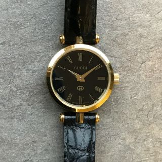 Vintage Swiss Gucci 2000l 18k Gold Plated Women 
