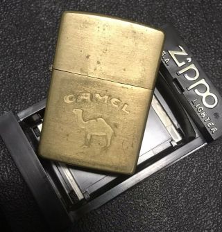 Vintage Brass Camel 1932 - 1992 Zippo Lighter Box/paper Bradford Pa Usa Loc A30