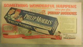 Phillip Morris Cigarette Ad: I Love Lucy,  Lucille Ball 1950 