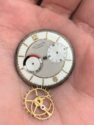 Vintage Jaeger Lecoultre Futurematic Automatic Watch Parts For Repair
