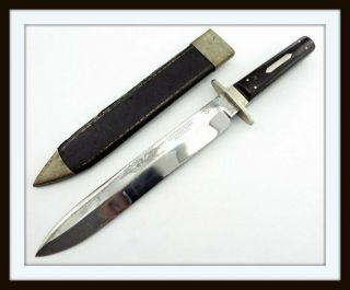 Antique English G.  Wostenholm Ixl Large Bowie Knife For American Civil War Market