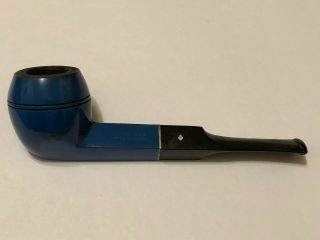 VTG Dr.  Grabow Blue Color Duke Ajustomatic Estate Tobacco Pipe 5 3/4 