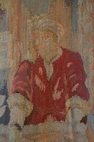 French Handwoven Aubusson Tapestry - Late 18th/Early 19th century - 80 