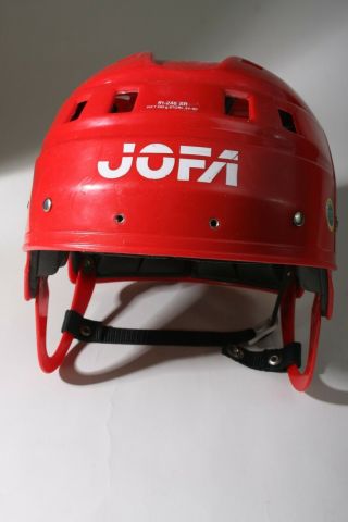 Vintage Jofa Helmet - 51 - 246 Sr - Classic - - Red - Sweden