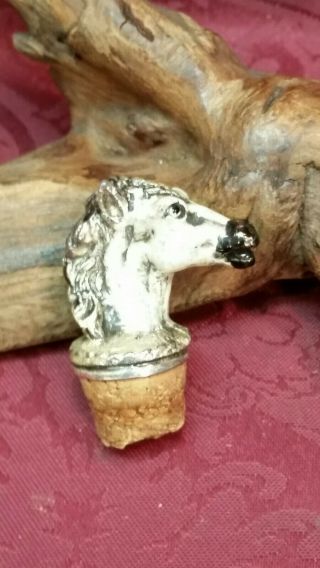 Vintage Horse Head Bottle Cork Top