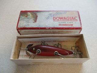 Heddon 5 Hk Blended Red Minnow W/early Cup Rig In The Box W/paper