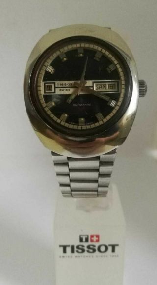 1972 Vintage Automatic Tissot " T12 " Cal.  794 With Gay Freres Bracelet
