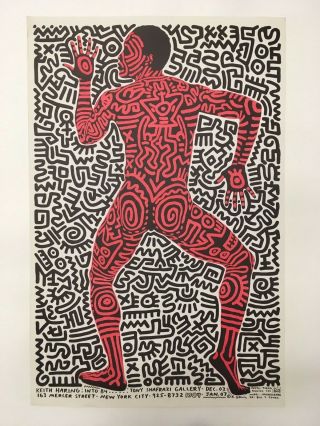 Keith Haring Poster “into 84”