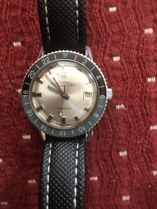 Zodiac Aerospace GMT Vintage Watch 5