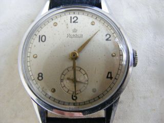 Rare 1940s Roidor Gents Watch,  All,  17 Jewels Perfect Order