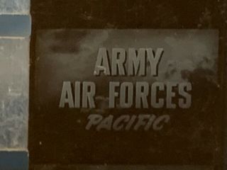 Vintage WWII 16mm B&W Sound Army Air Forces Pacific Film W/ General Hap Arnold 3