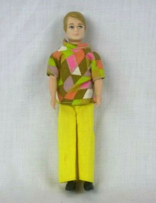 Vtg Topper 1971 Dawn Doll Friend Ron In Orig Outfit & Shoes