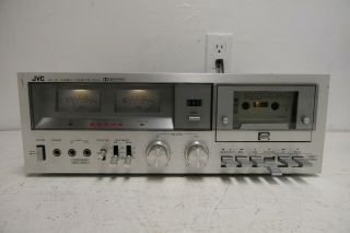 Jvc Kd - 25 Stereo Cassette Deck Silver Vintage 1978