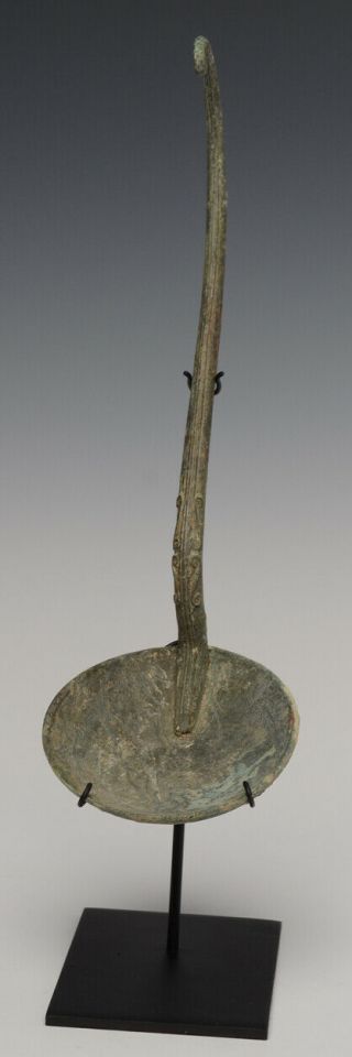 500 B.  C. ,  Dong Son,  Antique Khmer Bronze Ladle