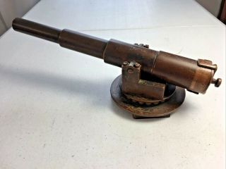 Antique Bronze Custom Made Maritime Black Powder Signal Cannon