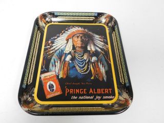 1983 Prince Albert Cigarette Tobacco 13 " Tray With Chief Joseph Nez Perce