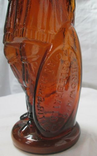 Antique 1868 Brown’s Celebrated Indian Herb Bitters Glass Bottle Indian Queen 3