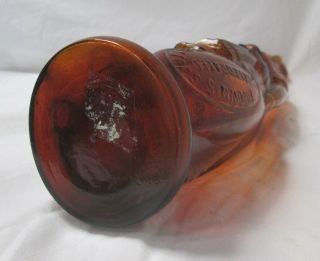 Antique 1868 Brown’s Celebrated Indian Herb Bitters Glass Bottle Indian Queen 5