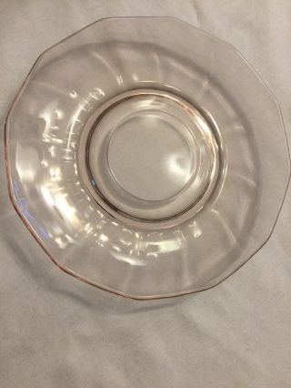 Fostoria Glass 1 Plate 5.  75” 5 3/4” Saucer Plate Fairfax Orchid Purple Vintage 2