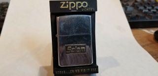Zippo Lighter 1991 Salem Cigarettes Polished