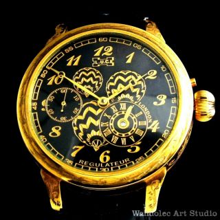 Vintage Mens Wristwatch Regulateur Men 