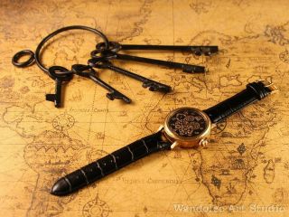 Vintage Mens Wristwatch Regulateur Men ' s Watch Louis Ulysse Chopard LUC Movement 4