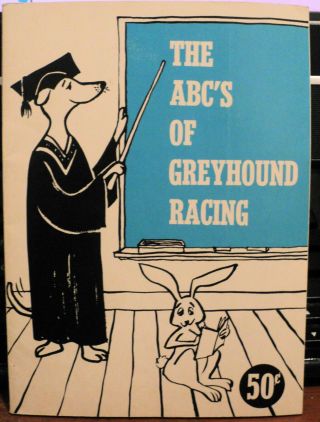 Vintage Kennel Club Program Greyhound Racing Miami Beach