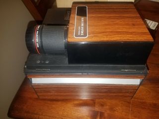 Bell & Howell 35mm Slide Projector Cube Model Af70 Vintage.  Great W/box