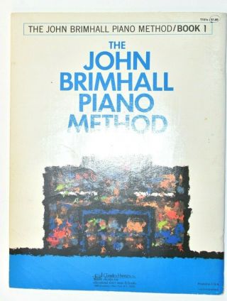 Vintage John Brimhall Piano Method - Book 1 1970 
