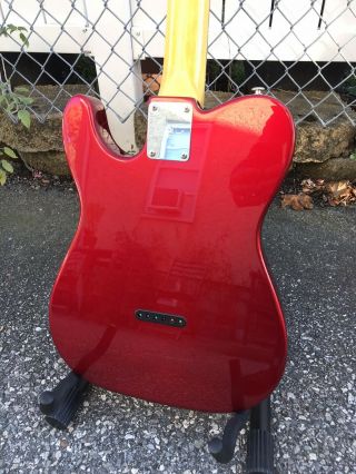 G&L ASAT Classic USA Guitar Candy Apple Red Classic C Neck with Vintage Tint 3