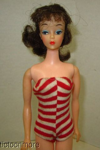 Vintage Ideal Mitzi Ponytail Doll Fashion Model Bild Lilli Barbie Clone Brunette