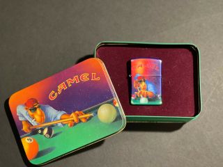 Smokin’ Joe Vintage Camel Zippo Lighter and Tin. 2