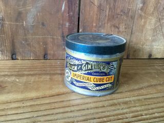 Vintage Allen & Ginters Imperial Cube Cut Tobacco Tin